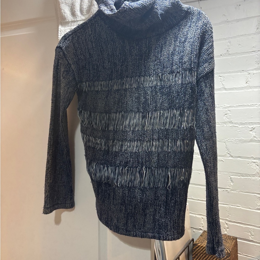 AG Adriano Goldschmied Blue Knit Sweater
